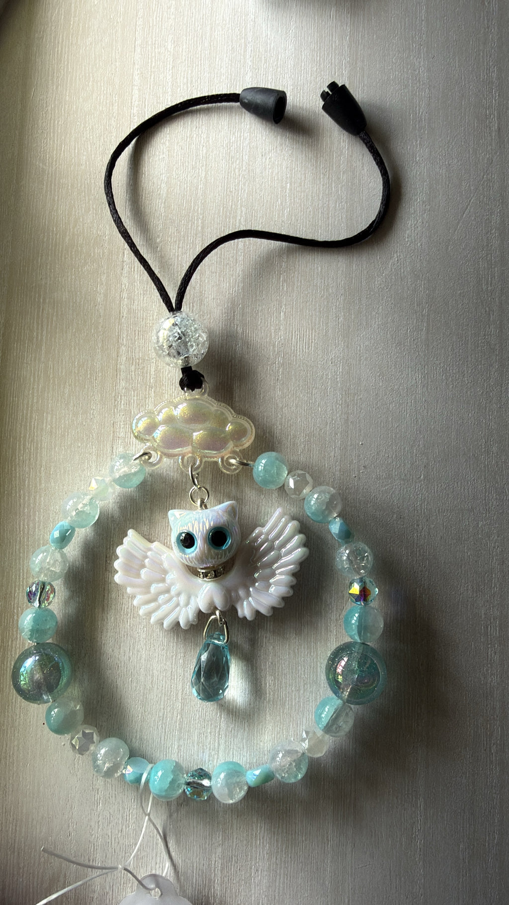 Angel Winged Cat Car Charm