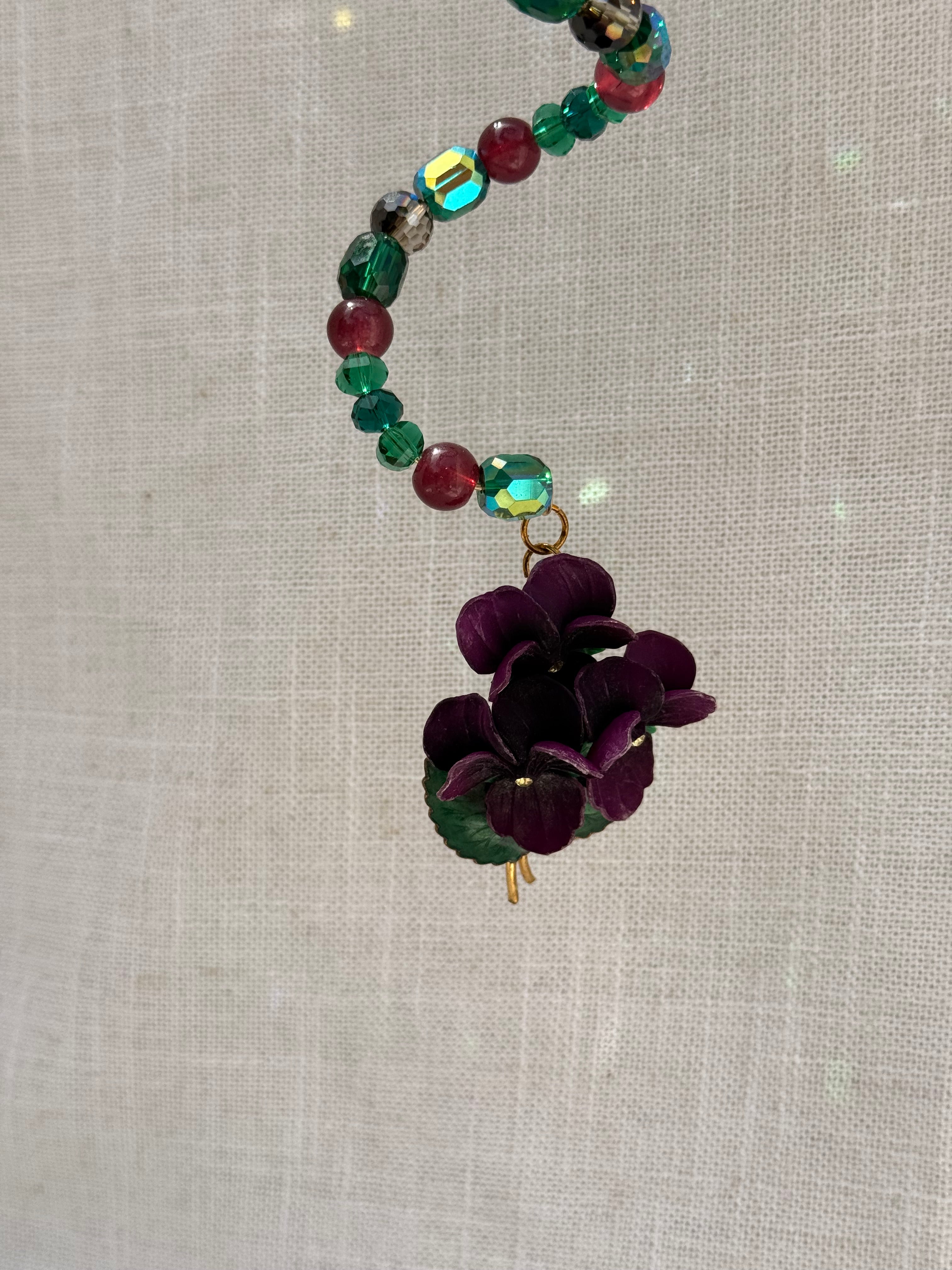 Orchid Spiral Suncatcher