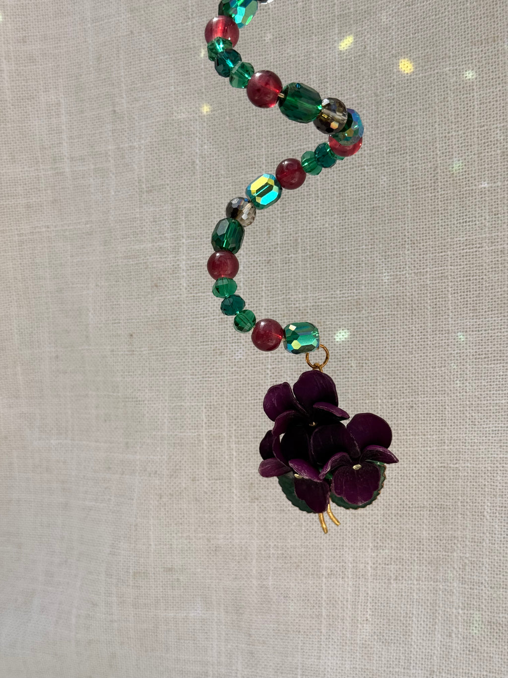 Orchid Spiral Suncatcher