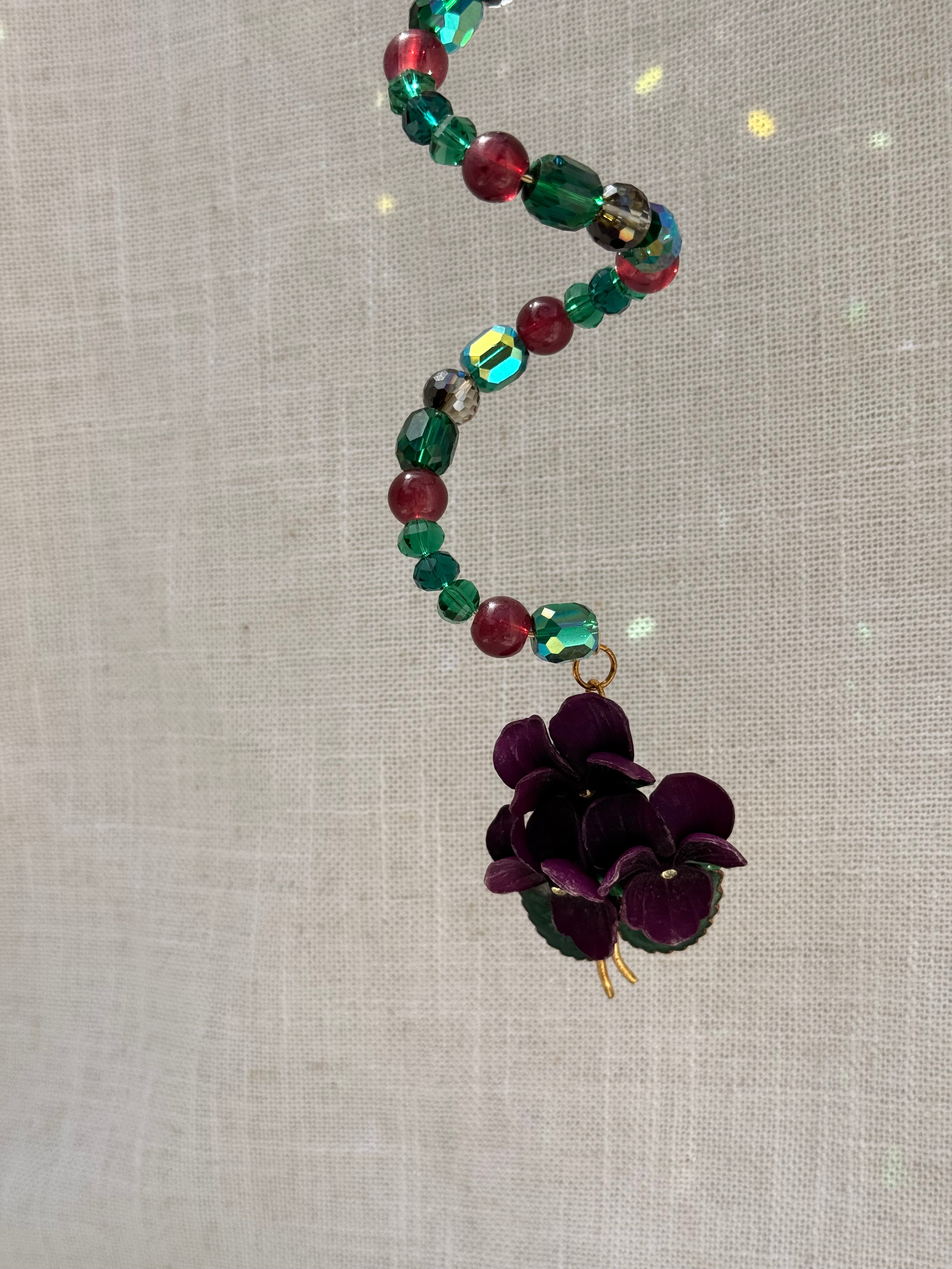 Orchid Spiral Suncatcher