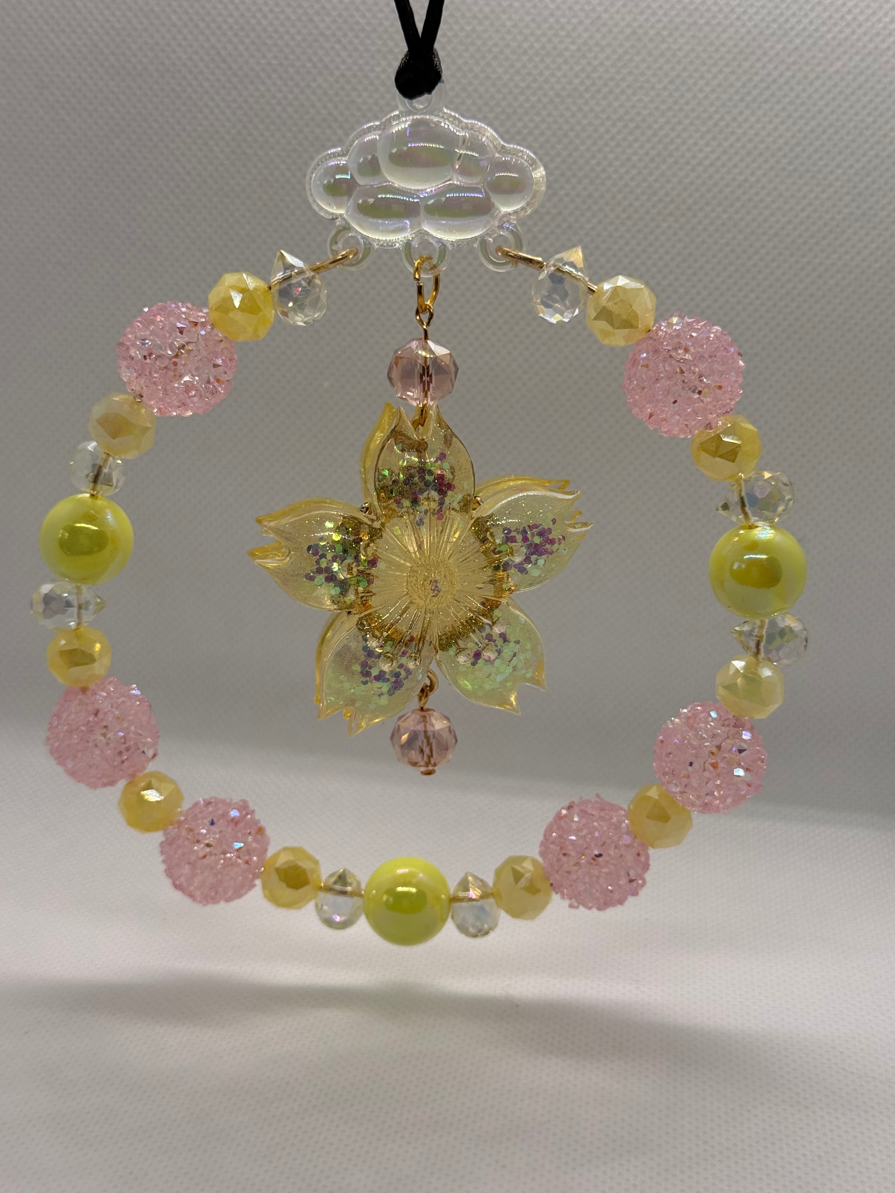 Pastel Cherry Blossom Car Charm