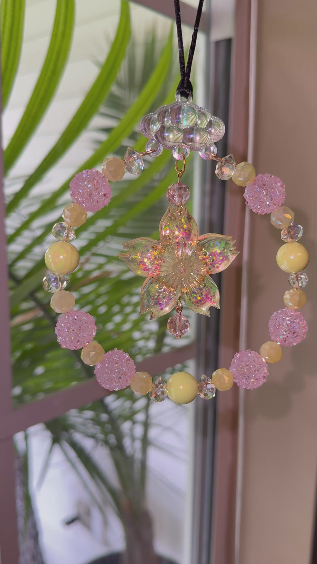 Pastel Cherry Blossom Car Charm