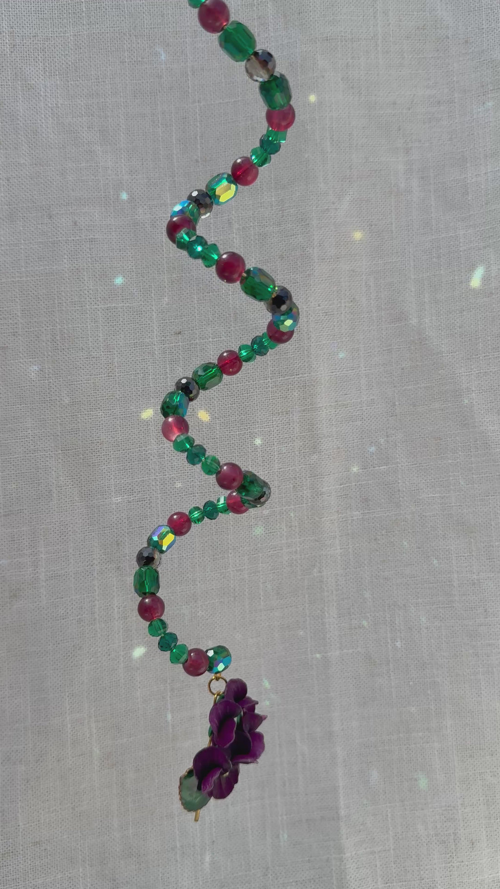 Orchid Spiral Suncatcher