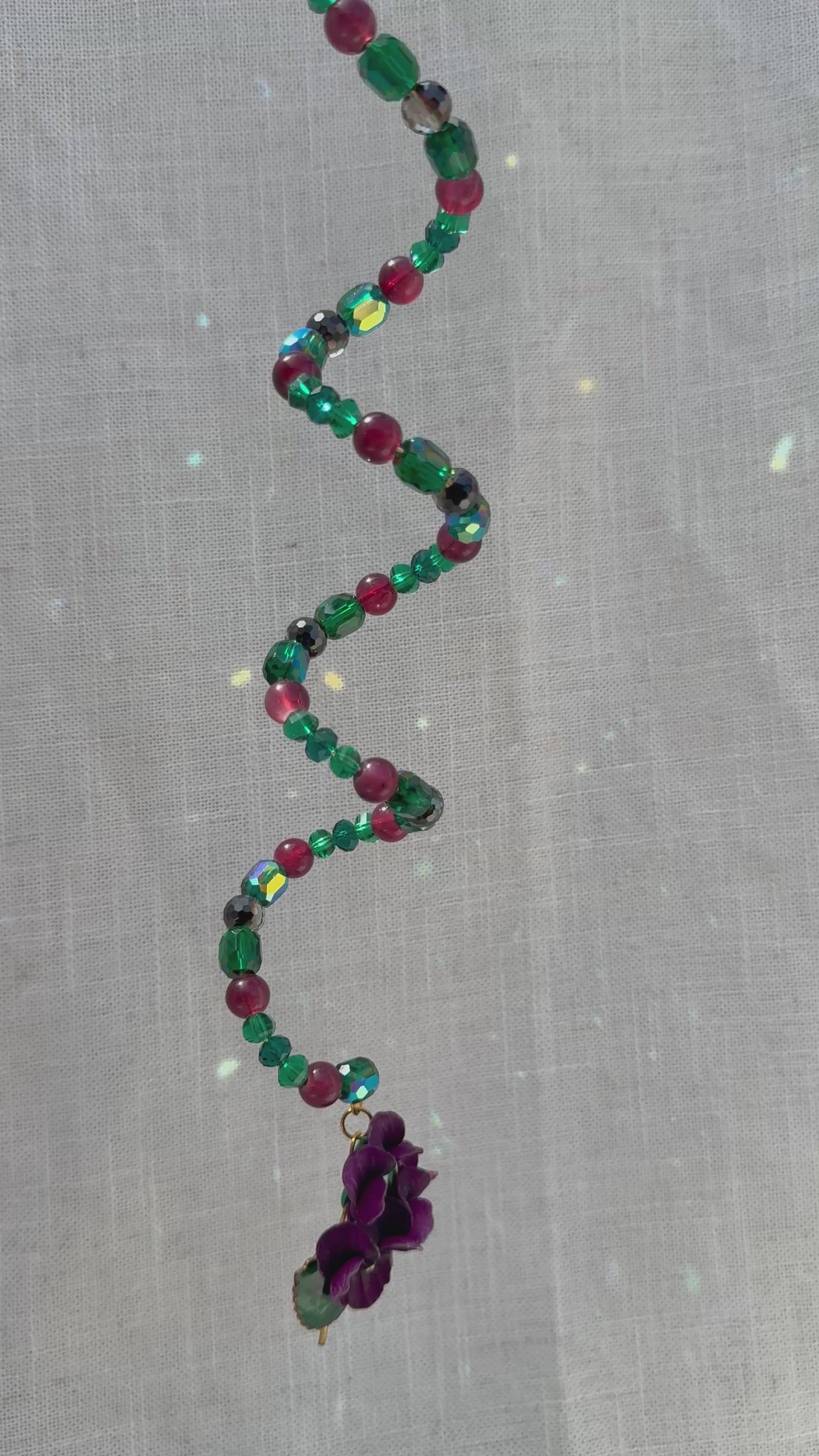 Orchid Spiral Suncatcher